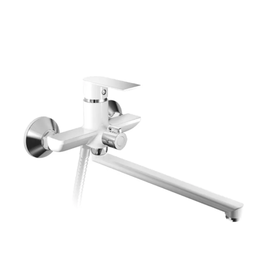Змішувач для ванни HAIBA ALEX 006 EURO WHITE-CHROME (HB9567) купить в САНН Одесса