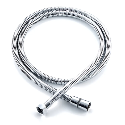 Шланг для душа KOER KB-0801-125-01 CHROME, оплетка нержавеющая сталь 125 см (Цвет хром) (KR5468) купить в САНН Одесса