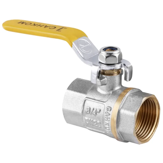 Кран шаровой СК 3/4" ГГВ YELLOW art. 602 (WP0087) купить в САНН Одесса, изображение 3