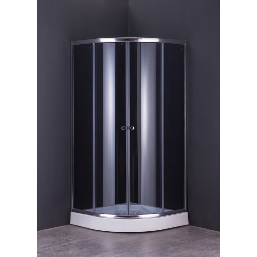 Душевая кабина без поддона MIXXUS PLAIN SC01-90x90x185-GR CHROME серое тонированное стекло 4мм (MI6900) купить в САНН Одесса, изображение 4