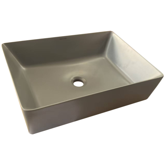 Раковина накладная MIXXUS PREMIUM QUADRO-0108 GRAY 550x390x145mm (MP6652) купить в САНН Одесса, изображение 4