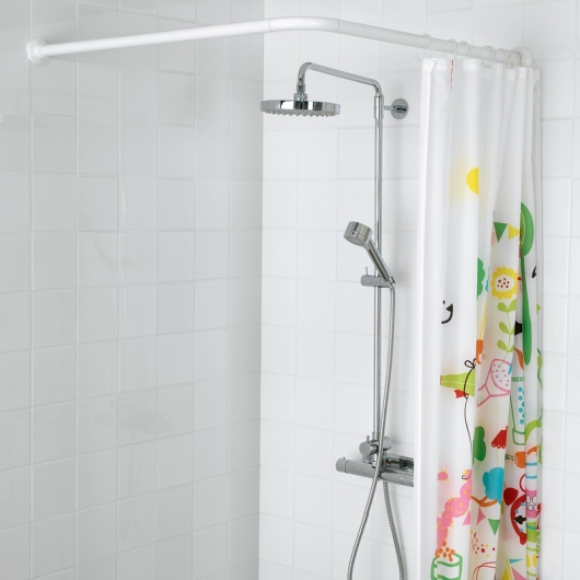 Штанга для шторки угловая MIXXUS CRA-A-80x80 80x80cm (алюминий) (AC3590) купить в САНН Одесса, изображение 2