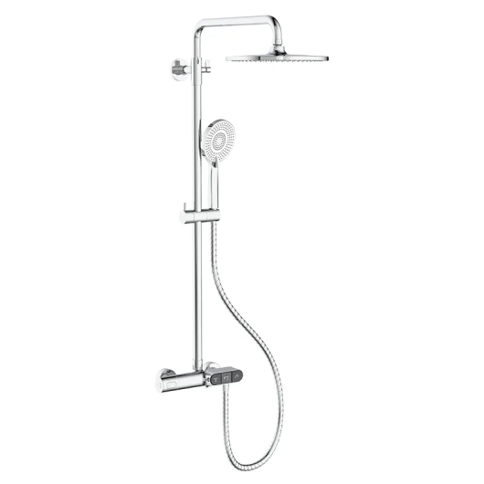 Душевая колонна с термостатическим смесителем KOER KB-55014-01 3 функции (Цвет хром) (KR4732) купить в САНН Одесса, изображение 2
