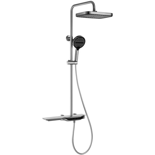 Душевая колонна MIXXUS PREMIUM SPACE-009-J CHROME с термостат. смесителем, с кноп. переключ. 3 режима (Цвет хром) (MI7012) купить в САНН Одесса, изображение 2