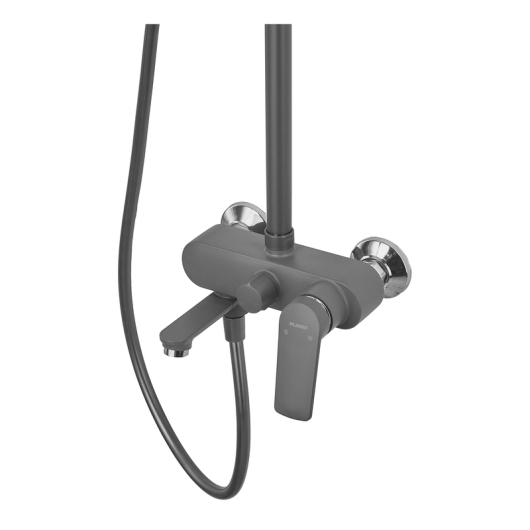 Душевая колонна со смесителем PLAMIX LUCAS-008-J GRAPHITE (Цвет графит) (PM6103) купить в САНН Одесса, изображение 3