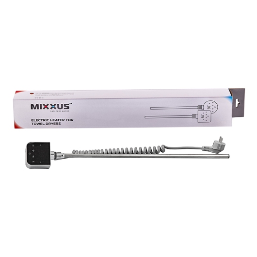 Электрический ТЭН MIXXUS TEH-0203 CHROME для полотенцесушителей 300W (Цвет хром) (MI6634) купить в САНН Одесса, изображение 3