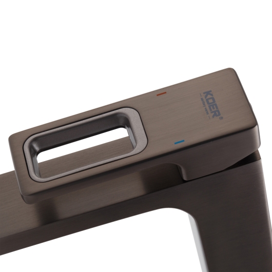 Смеситель для умывальника высокий KOER KB-11009-07 (Цвет графит) (KR5978) купить в САНН Одесса, изображение 2