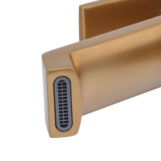 Смеситель для умывальника высокий HAIBA GAUDI 001 HIGH NUT BRUSHED GOLD (Цвет матовое золото) (HB9597) купить в САНН Одесса, изображение 4