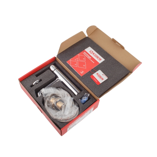 Смеситель для умывальника KOER KB-10029-01 (Цвет хром) (KR5478) купить в САНН Одесса, изображение 2