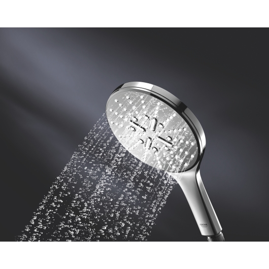 Душевой гарнитур со штангой, 3 режима струи Grohe Rainshower SmartActive (26593000) купить в САНН Одесса, изображение 4
