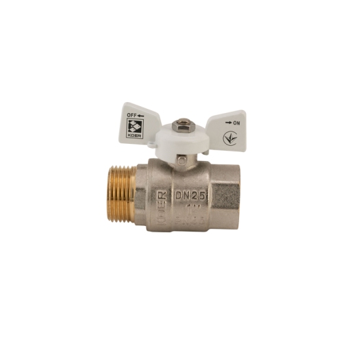 Кран шаровый Koer 1" ГШБ (KR.218.W) белый (KR0184) купить в САНН Одесса, изображение 4