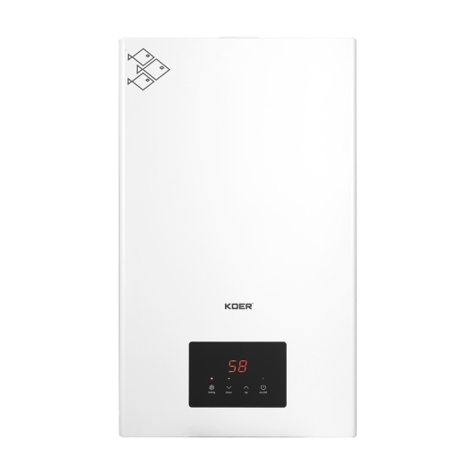 Котел электрический одноконтурный KOER KWH.E0124 WHITE 24 кВт цвет белый (KR5563) купить в САНН Одесса, изображение 4