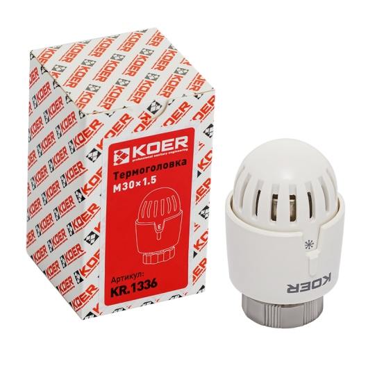 Термоголовка Koer KR.1336 - M30x1.5 (KR3061) купить в САНН Одесса