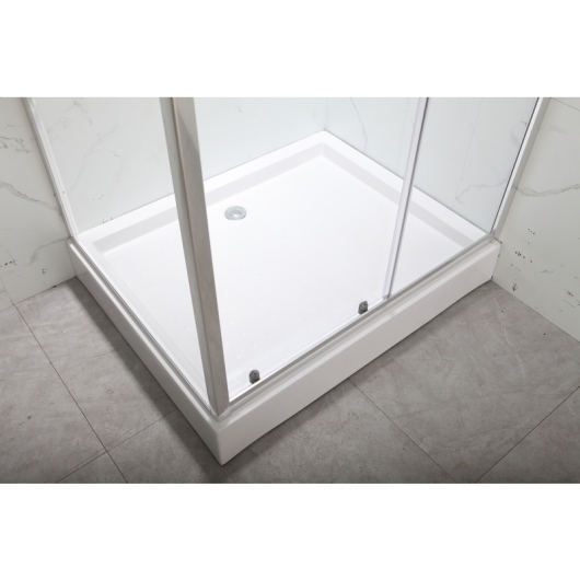 Душевая кабина без поддона MIXXUS HARD SC01-120x80x185-TR CHROME прозрачное стекло 5мм NEW (MI8369) купить в САНН Одесса, изображение 2