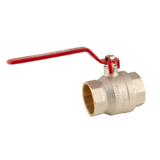 Кран шаровый Koer KR.214 - 2-1/2" FF ГГР (ручка "рычаг" красная) (KR4950) купить в САНН Одесса