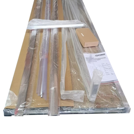 Душевая кабина без поддона KOER SR SC01-120x80x200-TR-01 прозрачное стекло EASY CLEAN 8мм хром (KR5353) купить в САНН Одесса, изображение 2