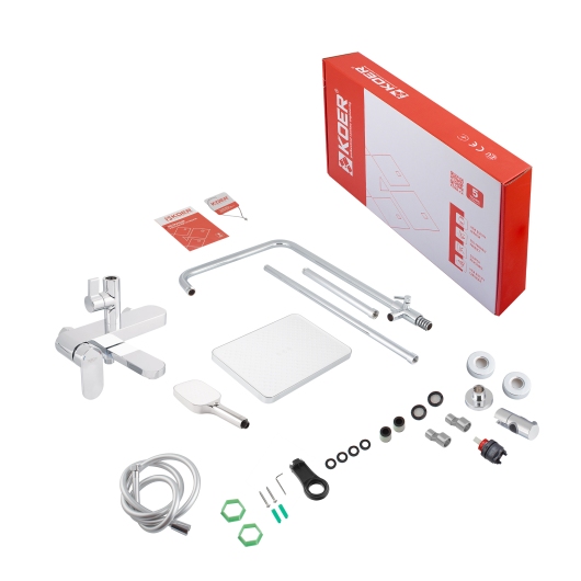 Душевая колонна со смесителем KOER KB-56030-01, 3 функции (Цвет хром) (KR5427) купить в САНН Одесса