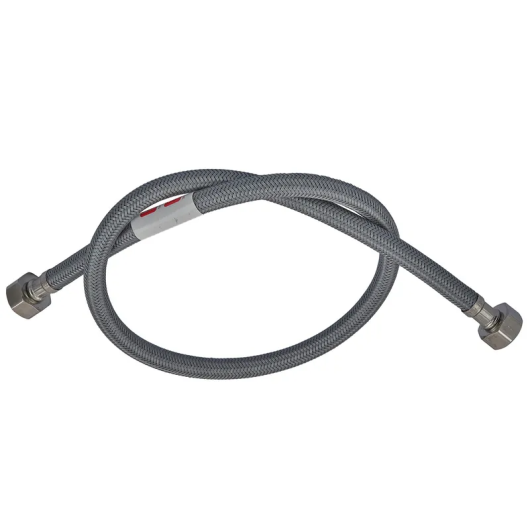 Гибкая подводка Zerix ZHN-02-FF1/2"-200 (нейлоновая оплетка, гайки нерж) (ZX5145) купить в САНН Одесса, изображение 2