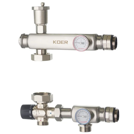 Смесительный узел Koer KR.S1023 (с термостатическим смесит. клапаном ) 1" НР SUS304 (KR2957) купить в САНН Одесса, изображение 4