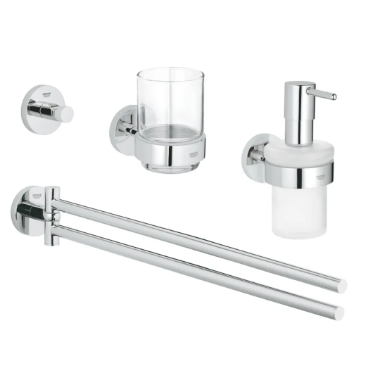 Набор аксессуаров 4 в 1 Grohe Essentials New (40846001) купить в САНН Одесса, изображение 2