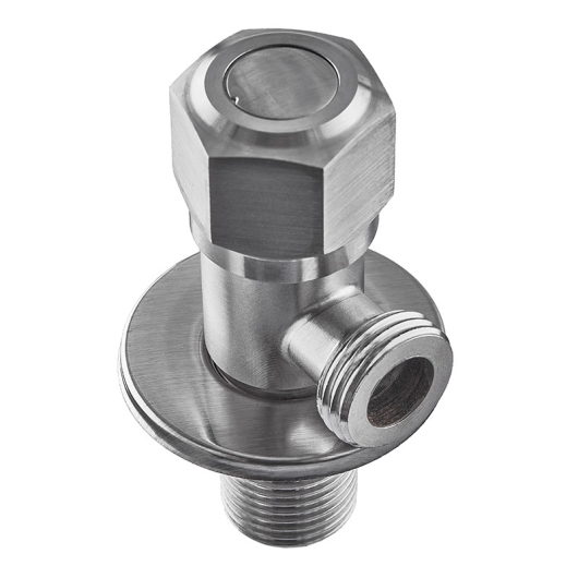 Кран для подключения сантехприборов MIXXUS VAL-06-1/2x1/2 из нерж. стали SUS304 (Цвет нерж) (MI6056) купить в САНН Одесса, изображение 2