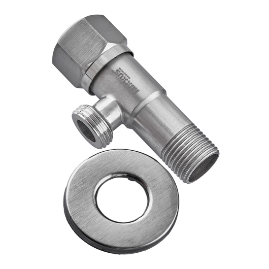 Кран для подключения сантехприборов MIXXUS VAL-06-1/2x1/2 из нерж. стали SUS304 (Цвет нерж) (MI6056) купить в САНН Одесса