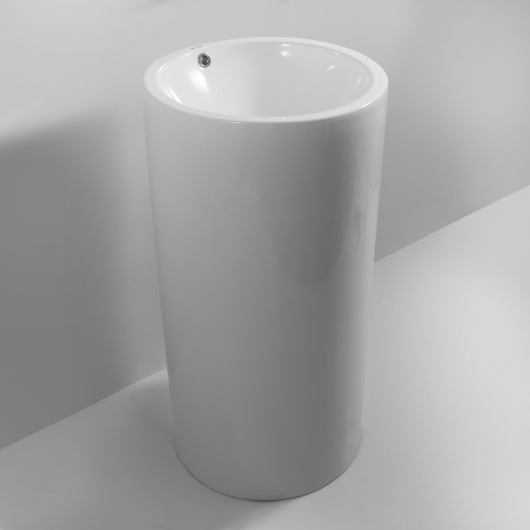 Раковина моноблок MIXXUS PREMIUM ELLIPSE-1101 460х460х855mm (перелив) (MP6573) купить в САНН Одесса