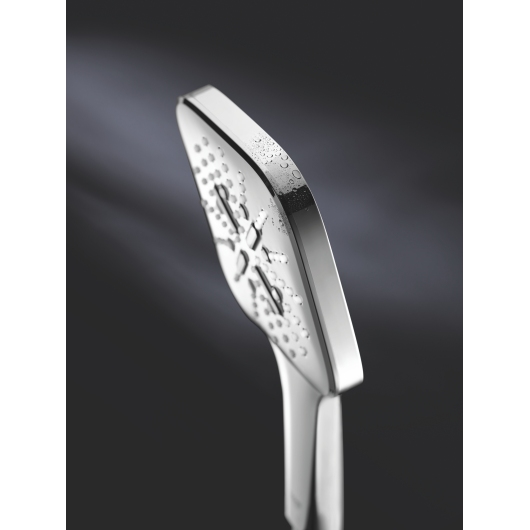 Душевой гарнитур со штангой, 3 режима струи Grohe Rainshower SmartActive (26586000) купить в САНН Одесса, изображение 2