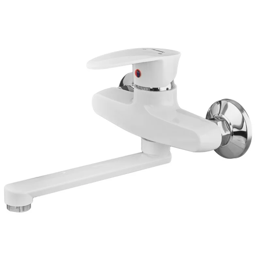 Смеситель для кухни настенный PLAMIX CEZAR-005 WHITE (PM0734) купить в САНН Одесса, изображение 4