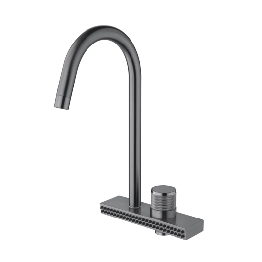 Смеситель для кухни Mixxus FOL-011 Graphite с функц. "водопад" из нерж. стали (MI6346) купить в САНН Одесса