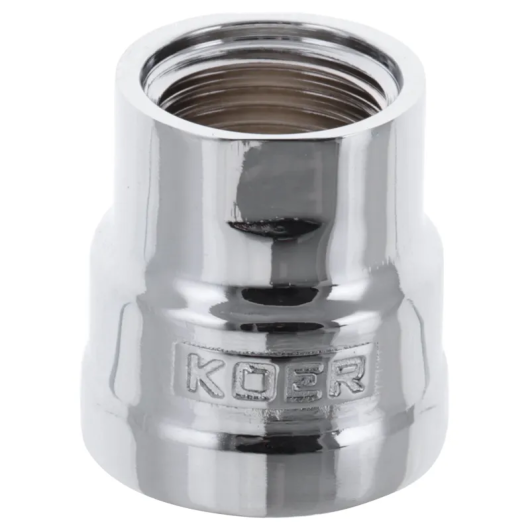 Муфта редукционная 1/2"х3/4" (хром) Koer KF.C0608.chr (KF0122) купить в САНН Одесса, изображение 2