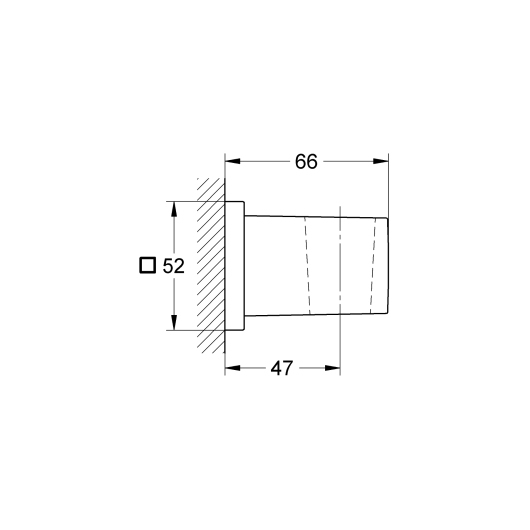 Настенный держатель для ручного душа Grohe Euphoria Cube (27693000) купить в САНН Одесса, изображение 3