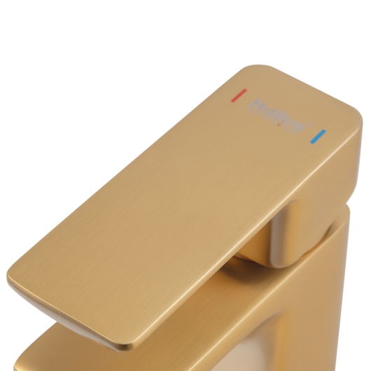 Смеситель для биде HAIBA KUBUS 002 BRUSHED GOLD (Цвет матовое золото) (HB9624) купить в САНН Одесса, изображение 3