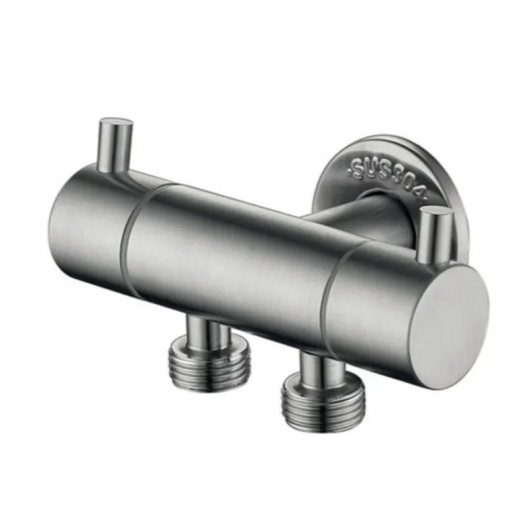 Кран для подключения сантехприборов ZERIX VAL-13-1/2x1/2x1/2 из нерж. стали SUS304 (ZX5971) купить в САНН Одесса