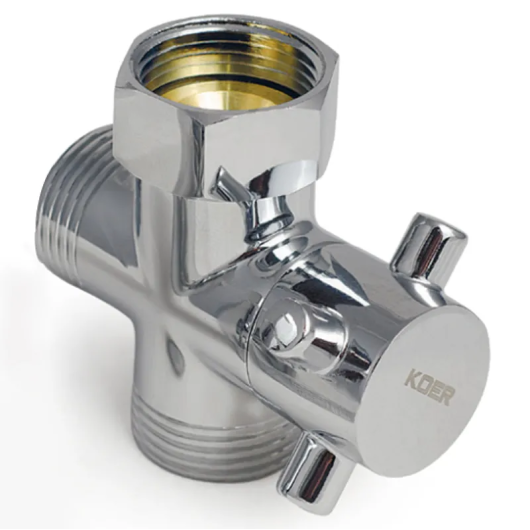 Кран трехходовой 3/4x3/4x3/4 Koer KR.520 (KR0110) купить в САНН Одесса, изображение 3