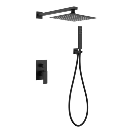 Душевая система MIXXUS KUB-003 INNER BLACK (встроенная) из нерж. стали SUS304 (Цвет черный) (MI5944) купить в САНН Одесса