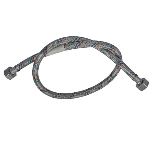 Гибкий шланг для подключения воды гайка 1/2'' - гайка 1/2'' (120 см) Zerix (ZX1555) купить в САНН Одесса, изображение 3