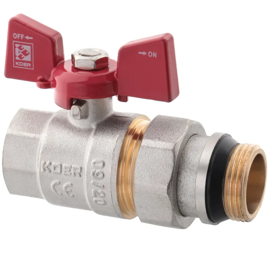 Кран с американкой 3/4" "антипротечка" (Koer KR.227-Gi) (KR0191) купить в САНН Одесса, изображение 3