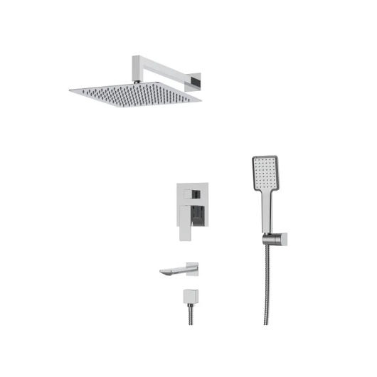 Душевая система встроенная KOER KB-64010-01, 3 функции (Цвет хром) (KR3492) купить в САНН Одесса, изображение 2