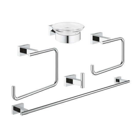 Набор аксессуаров 5 в 1 Grohe Essentials Cube New (40758001) купить в САНН Одесса, изображение 3