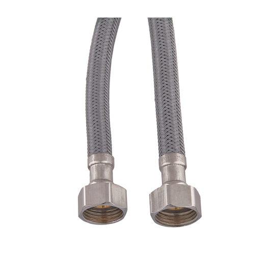 Гибкая подводка Zerix ZHN-02-F1/2"xM10-080 (нейлоновая оплетка, гайки нерж) (пара) (ZX5159) купить в САНН Одесса