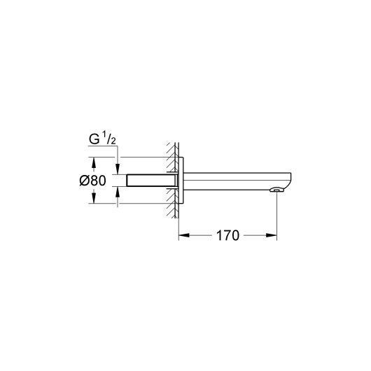 Излив для ванны Grohe Eurosmart Cosmopolitan (13261000) купить в САНН Одесса
