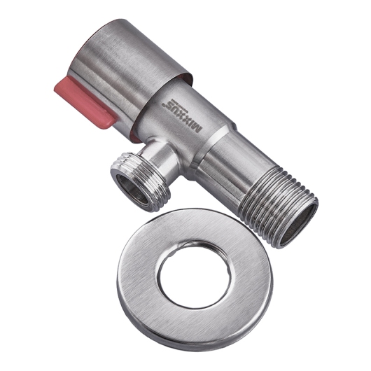Кран для подключения сантехприборов MIXXUS VAL-02-1/2x1/2 из нерж. стали SUS304 (Цвет красный) (MI6118) купить в САНН Одесса
