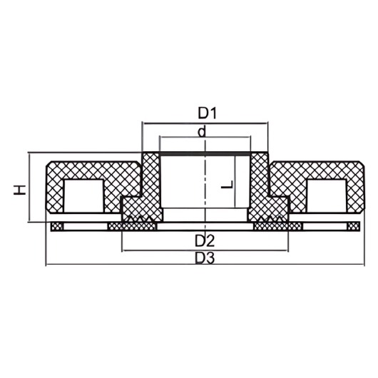 Фланцевый комплект KOER K0288.PRO - 63 PPR (фланец + бурт) (KP3248) купить в САНН Одесса