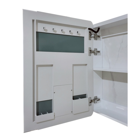 Зеркальный шкафчик MIXXUS PREMIUM OLIVARY CM01-80x70x13 с LED Touch, димером, рег. яркости (MI8296) купить в САНН Одесса