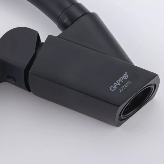 Смеситель для кухні GAPPO G4150 з довг. виливом, черный купить в САНН Одесса, изображение 4