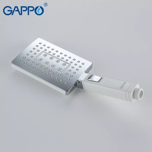Душевая система GAPPO G2407-8, вилив - перемикач на лійку, белый/хром купить в САНН Одесса, изображение 4