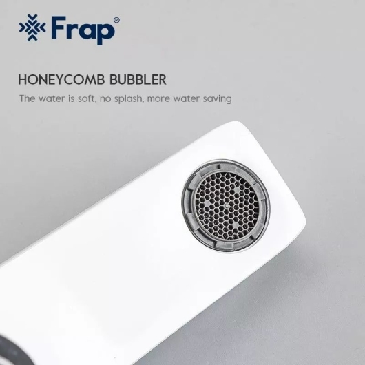 Смеситель для ванни Frap F3258, белый/хром купить в САНН Одесса, изображение 3