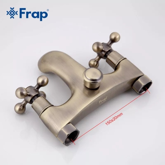 Смеситель для ванни Frap F3019-4, бронза купить в САНН Одесса, изображение 4