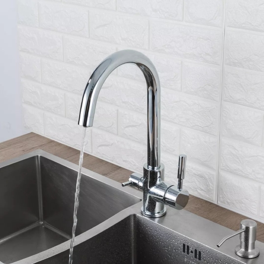 Смеситель на дві води Frap F4352, хром купить в САНН Одесса, изображение 3